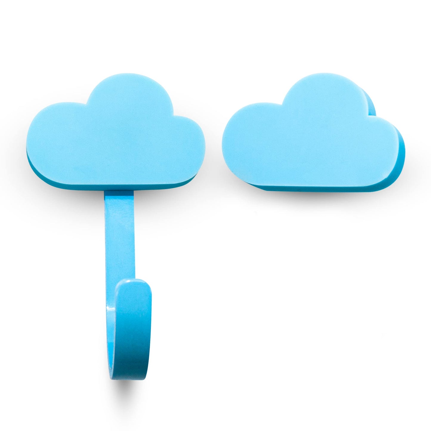 Kinderzimmer Möbelknöpfe & Wandhaken-Set, 8 Stück, wolkenförmig, 8 Wolke