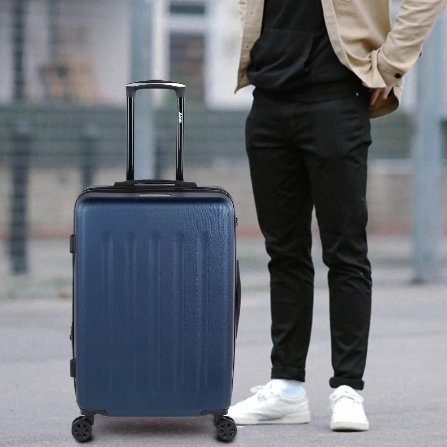 Hartschalen-Trolley, Blau