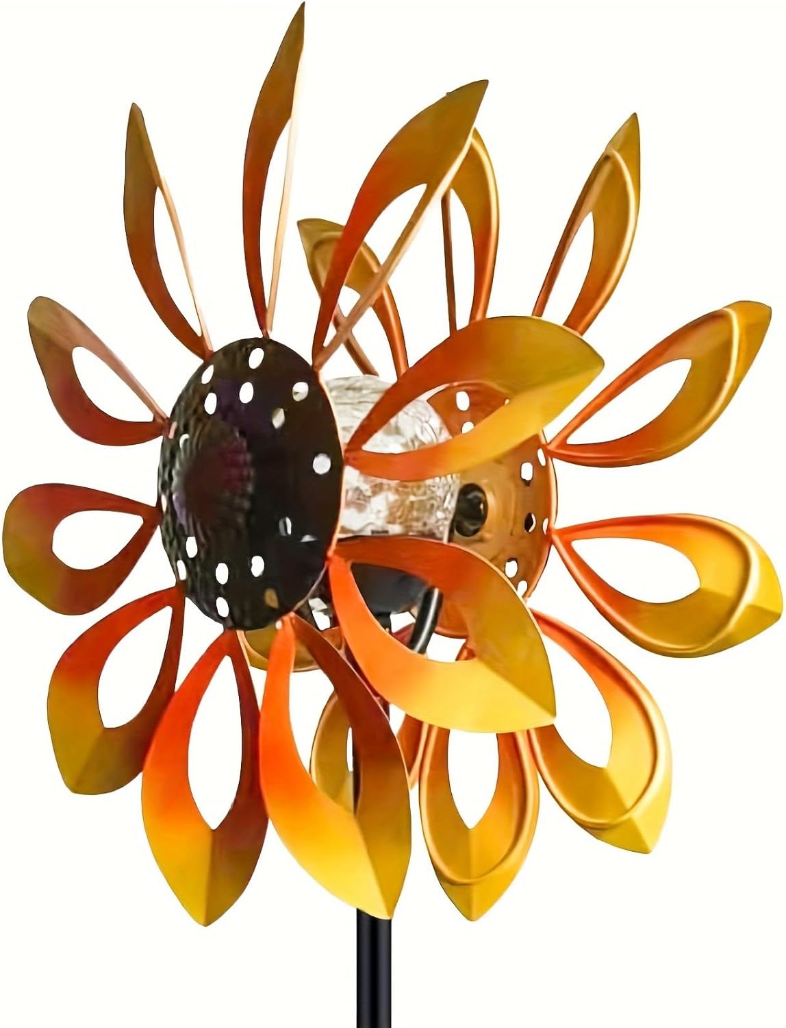 Windspinner mit Solarbeleuchtung, 8\"W x 12\"H