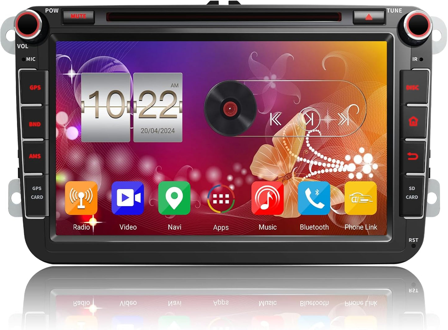 Android 13 Autoradio mit Navi für VW-Modelle, 8 Kern 4+64G für VW