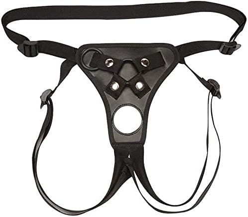 Verstellbarer Doppelseitiger Strap-on mit Saugnapf, Black