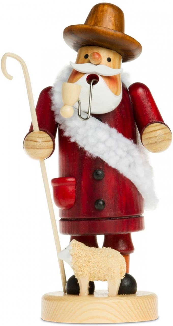 Räuchermännchen "Schäfer", Höhe ca. 19.5 cm, A15 Rot - Schäfer