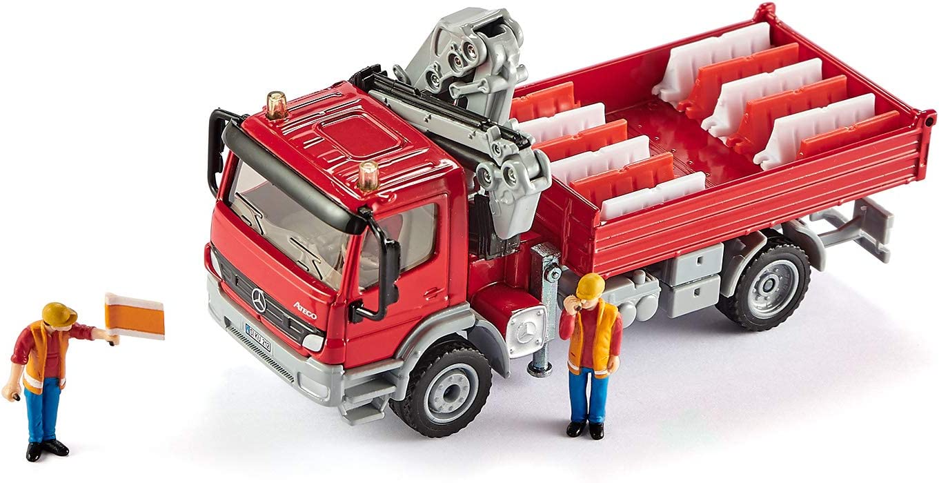 SUPER Mercedes Atego mit Kran, Modellfahrzeug, LKW mit Ladefläche + Kran