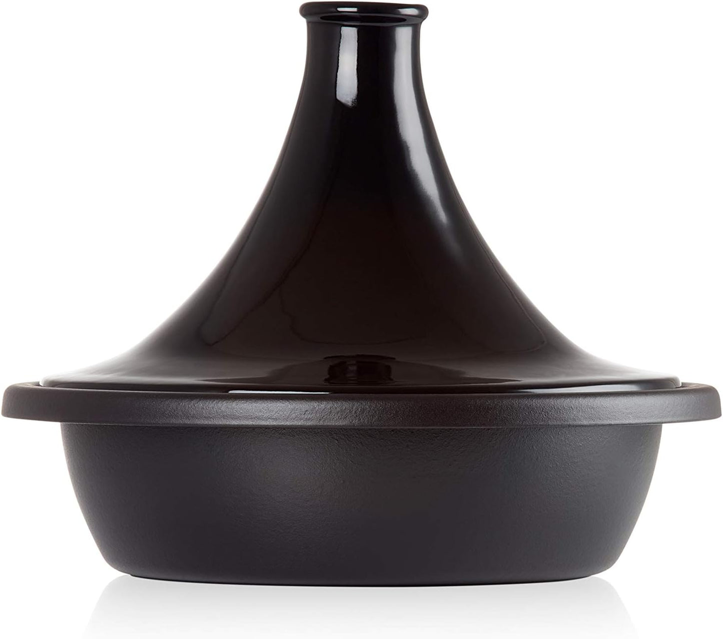 Gusseisen-Tagine, 31 cm Schwarz