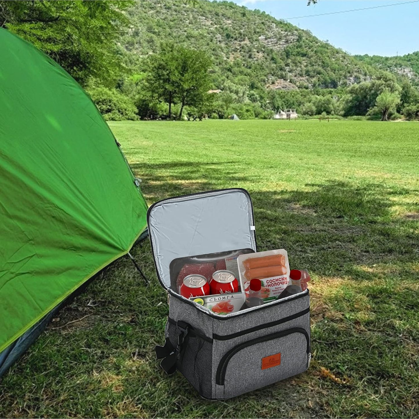 Tragbare Thermo-Kühltasche, Kühltasche 15 Liter