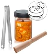4-teiliges Fermentierset Nativo, 1 Liter (mit Stößel und Zange)