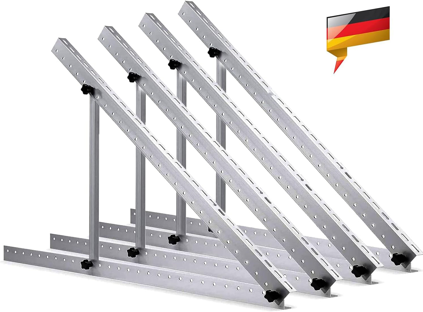 Solarpanel-Halterung für Flachdach, 114cm Normal Solarmodul Halterung