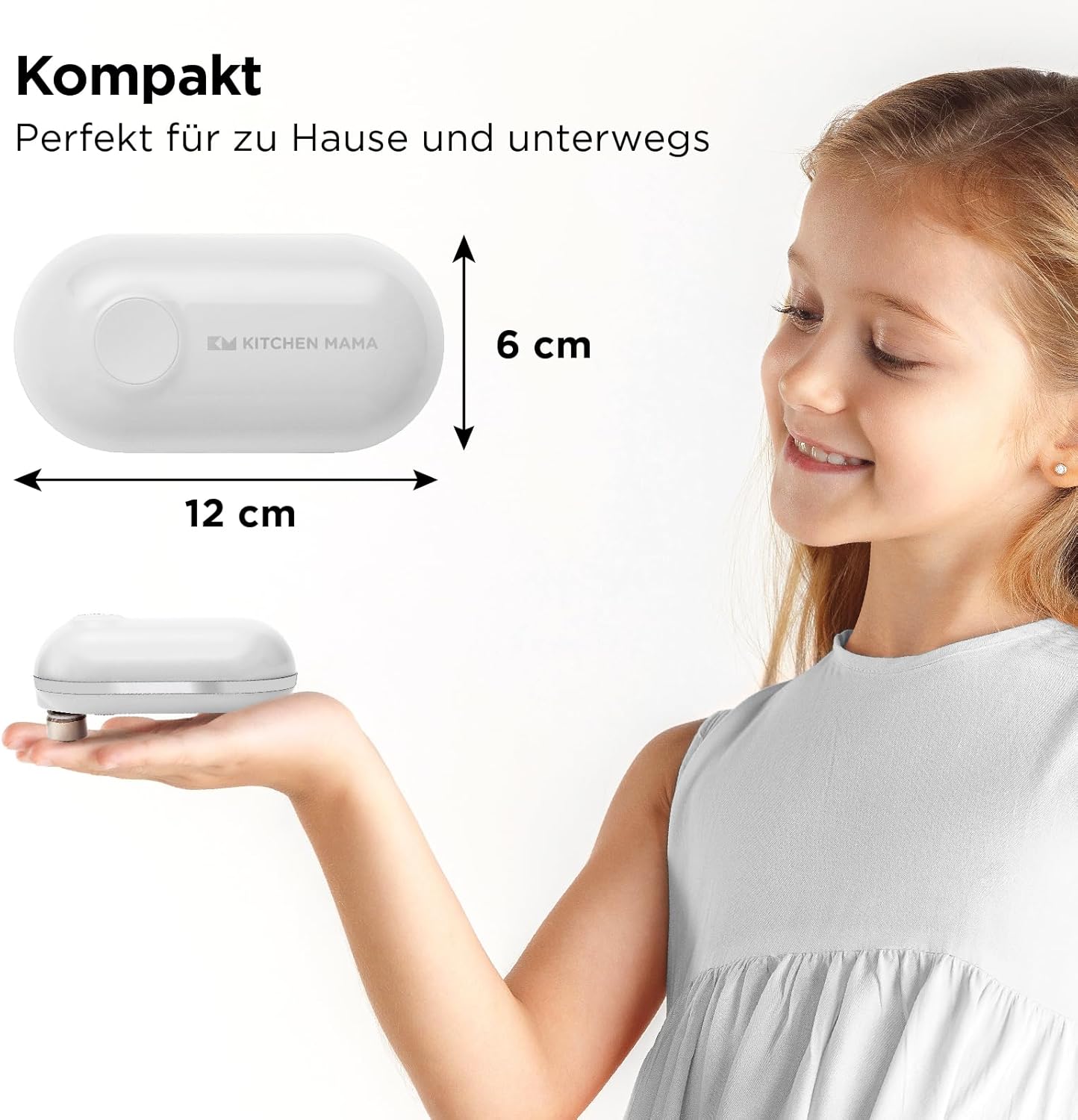 Mini Plus Elektrischer Dosenöffner, Weiß