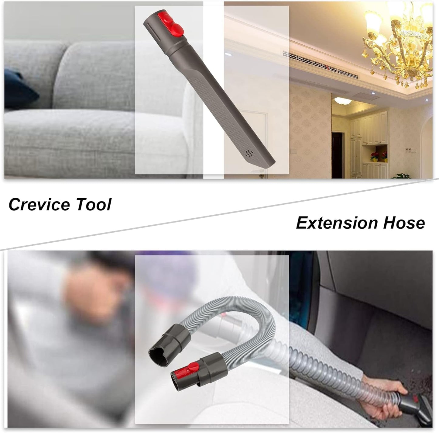 6-teiliger Zubehörsatz für Dyson Gen5, b: Zubehörsatz mit Schlauch