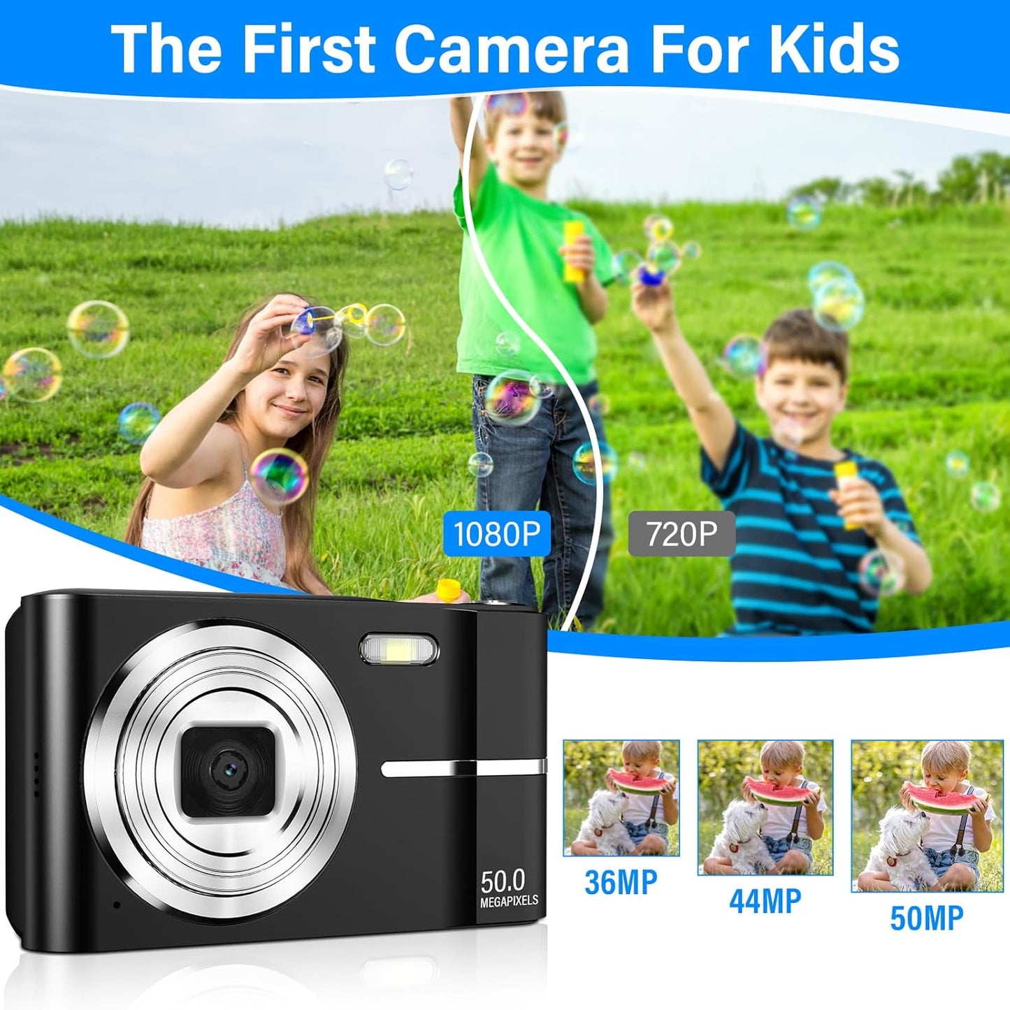 M03 Digitalkamera 50MP 1080P FHD mit Autofokus