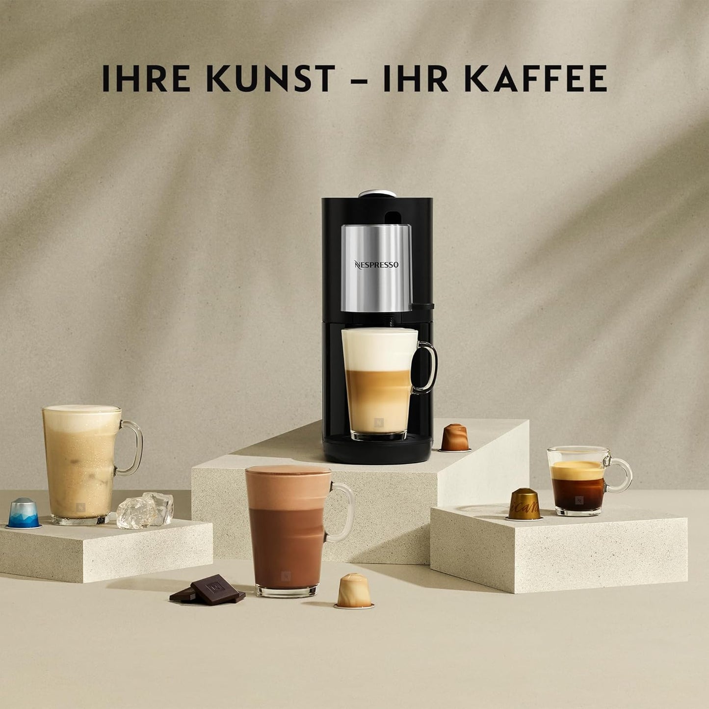 Atelier Kaffeemaschine XN8908 mit Milchaufschäumer