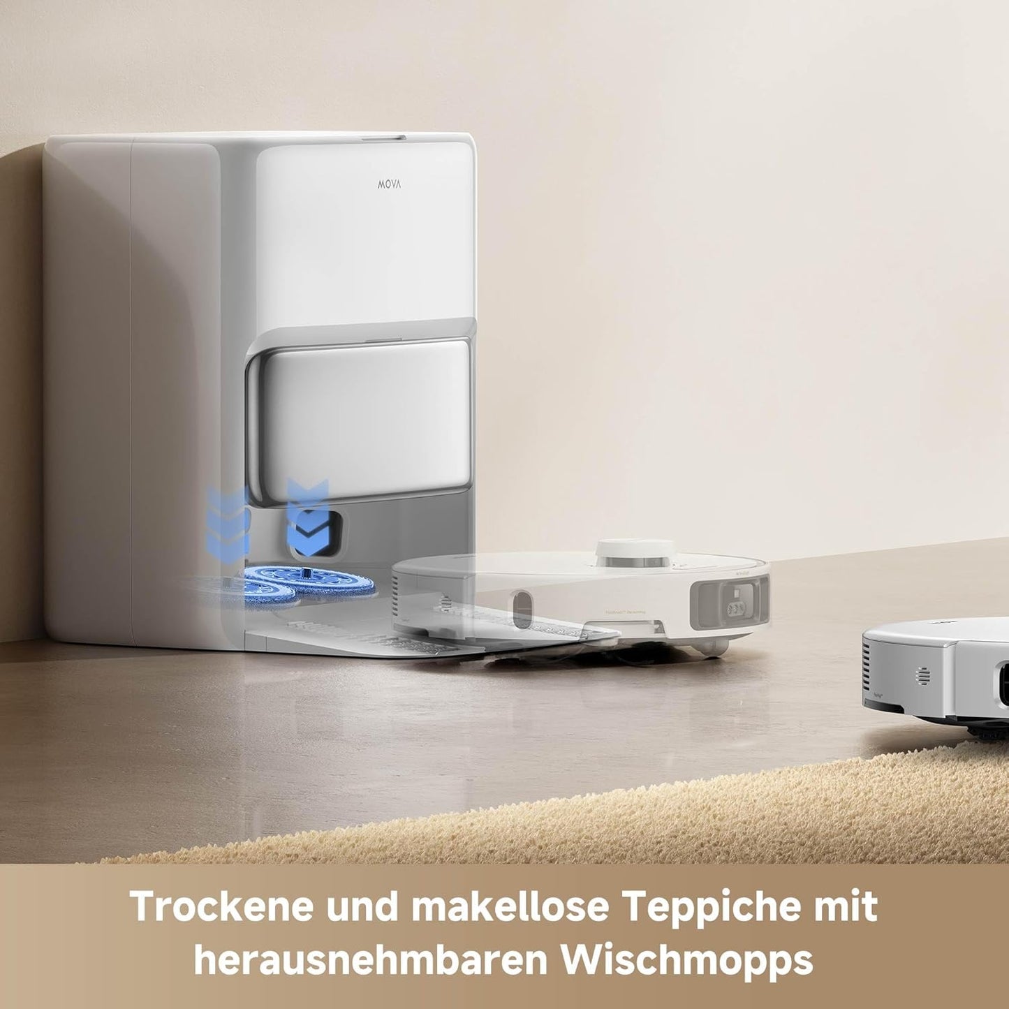 P50 Pro Ultra Staubsaugerroboter mit Mopp und AI-Navigation, P50 Pro Ultra
