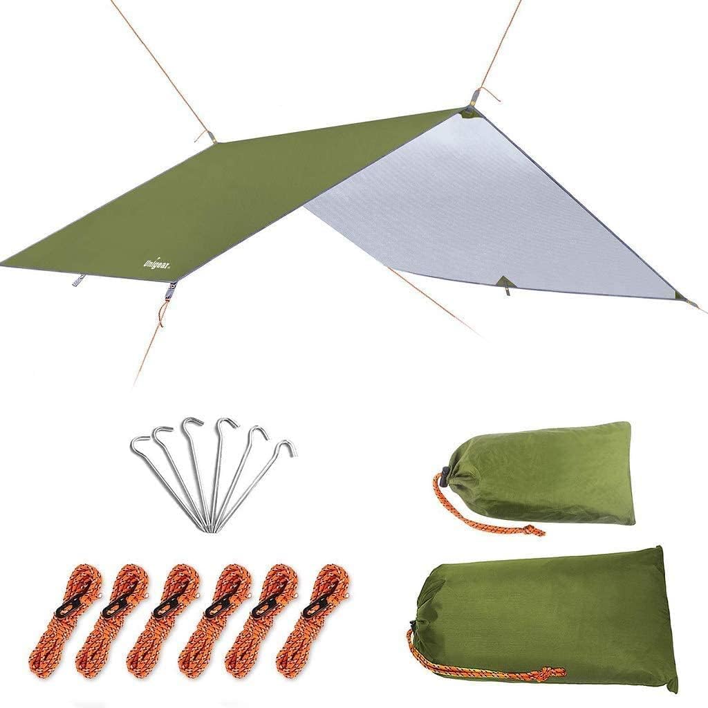 Wasserdichtes Tarp, Armee Grün 3x3 m