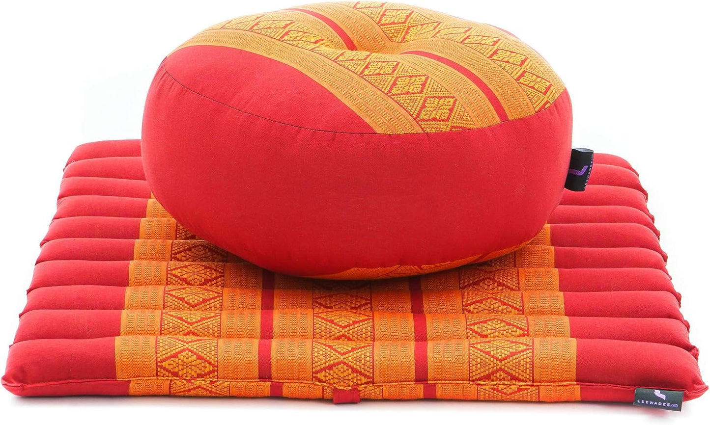 Meditationsset mit Kissen und Matte, Sf02 - Orange