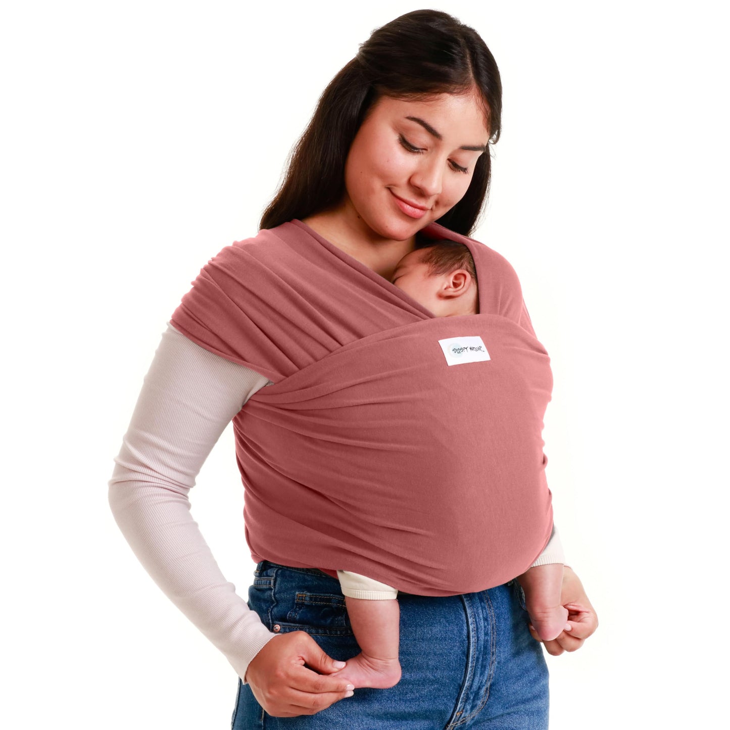 Elastisches Baby-Tragetuch, Poly-Spandex Blend Pink