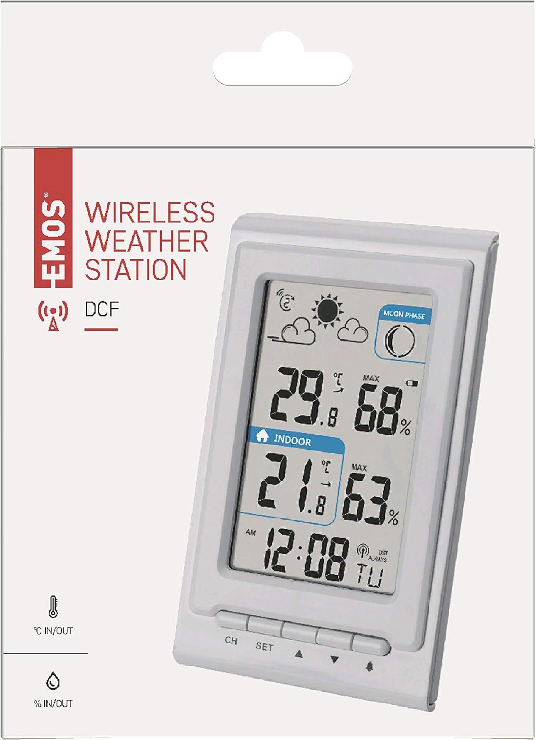 Drahtlose Wetterstation E0352