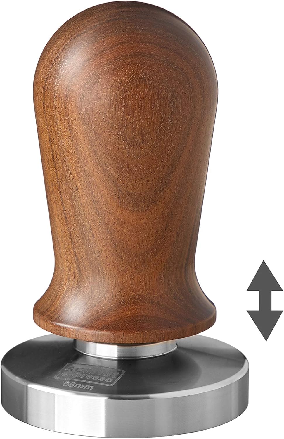 Espresso Tamper Perfetto, 58 mm Sandelholz - Braun