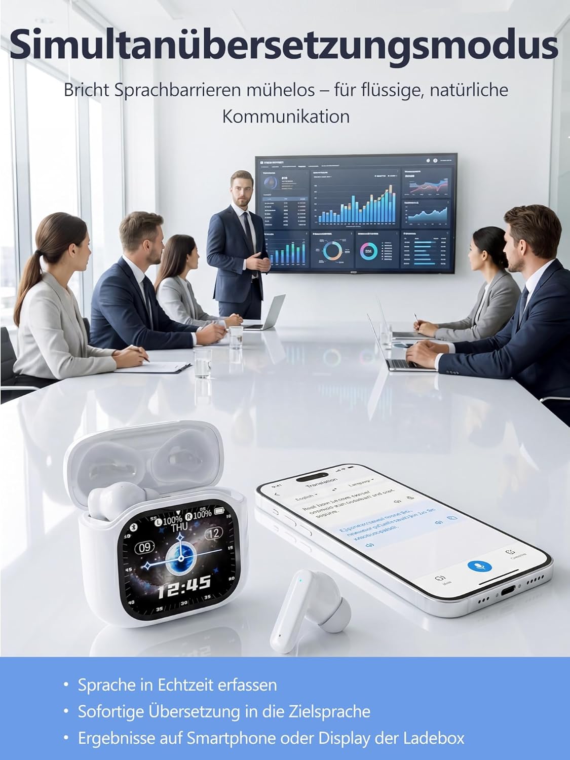 KI Übersetzer Kopfhörer