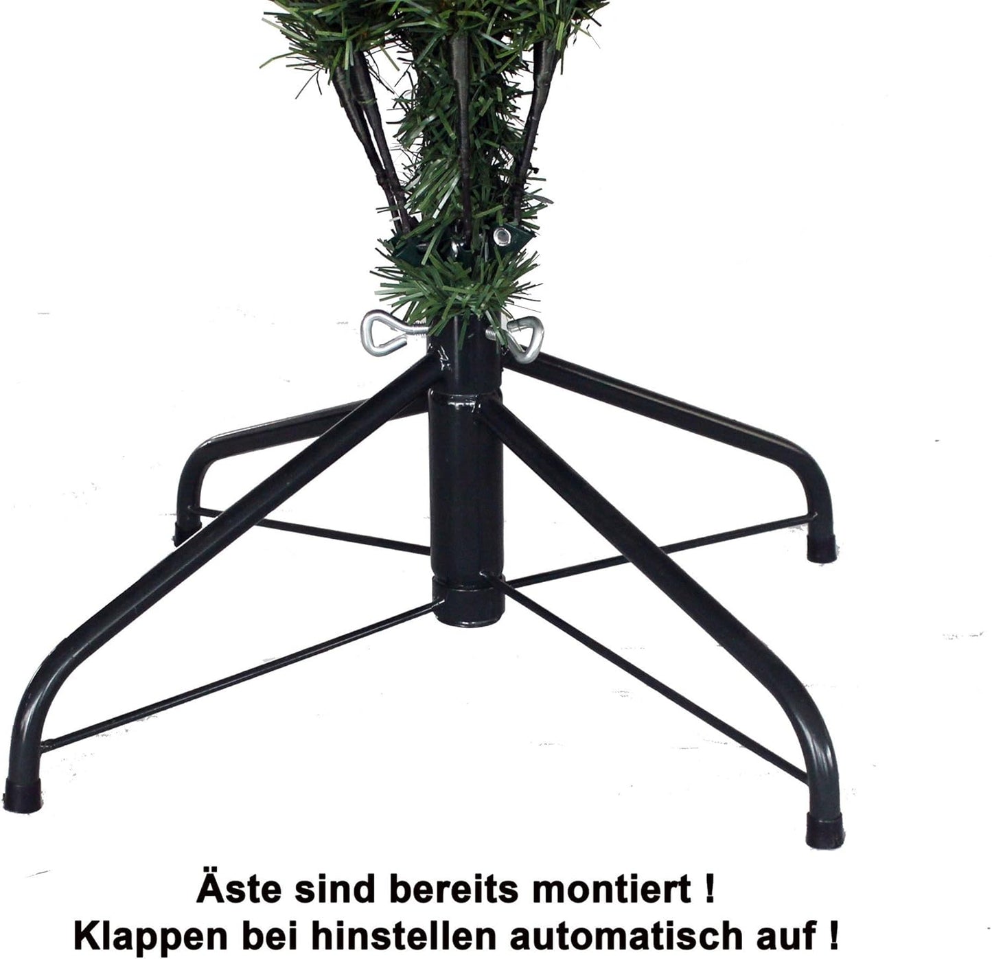 Künstlicher Weihnachtsbaum mit Schnee und Zapfen, 150 cm
