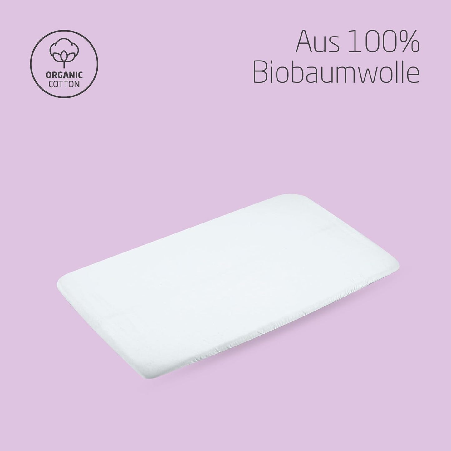 Bettlacken für Swift, Spannbettlaken für Neugeborene Weiss