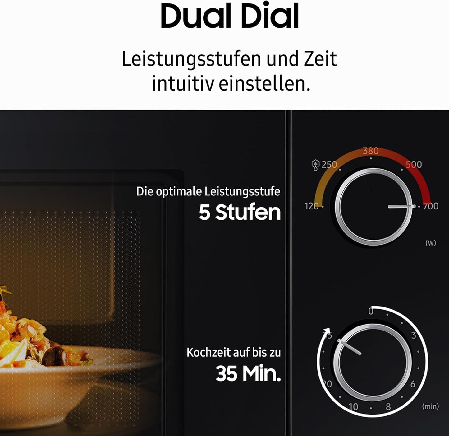 Solo-Mikrowelle MS20A3010AL/EG, Schwarz