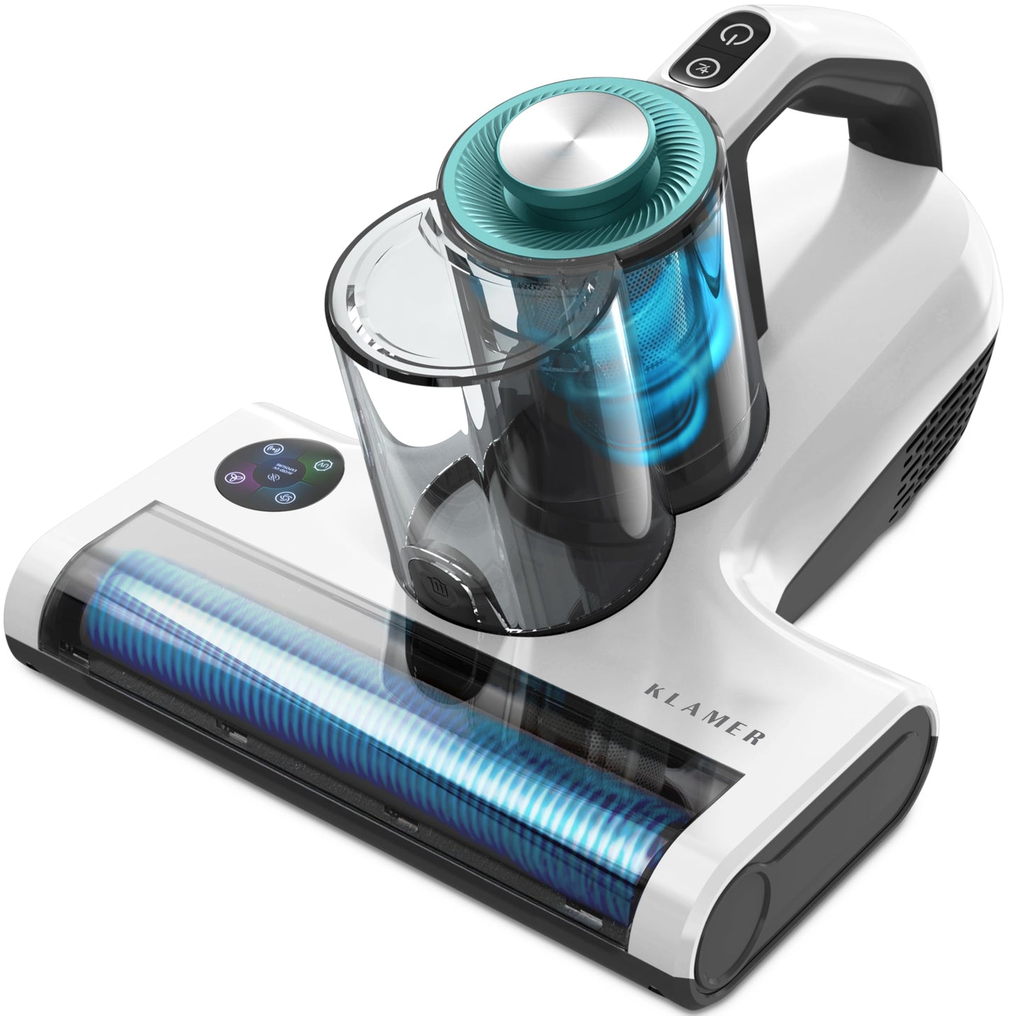 Milbensauger mit UV-Licht & HEPA-Filter, Weiss