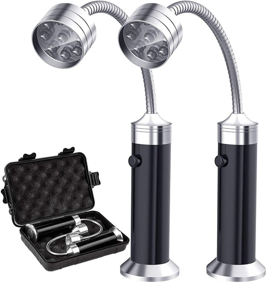 2-teiliges flexibles Grilllicht-Set, magnetisch