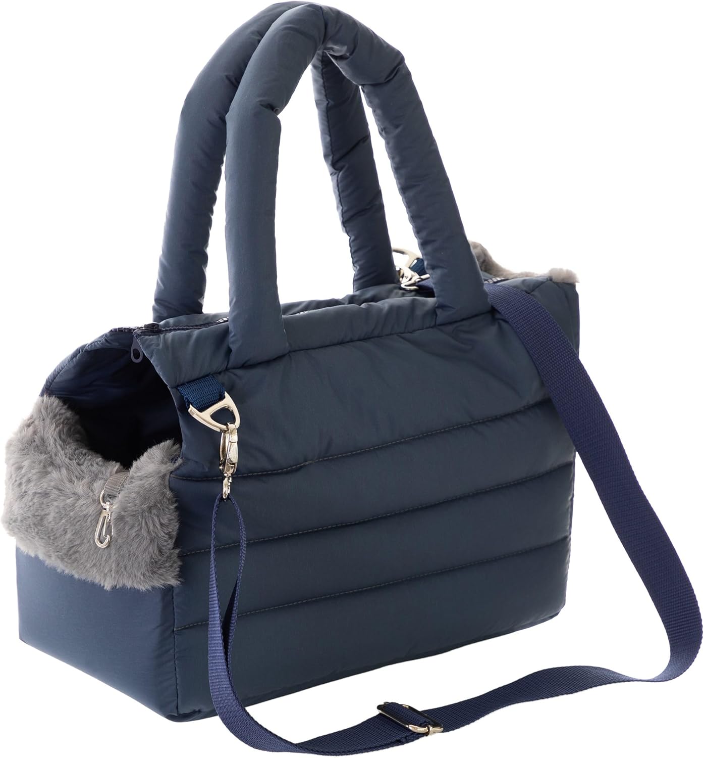 Hundetragetasche für kleine bis mittlere Haustiere, M - L 40 x B 20 x H 30 cm DUNKELBLAU