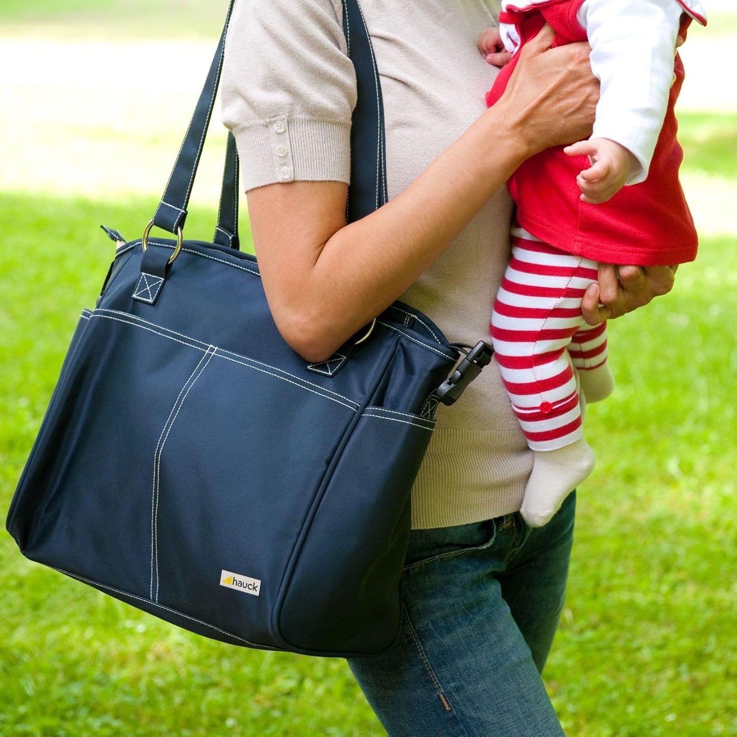 City Bag Wickeltasche mit Wickelunterlage, Navy