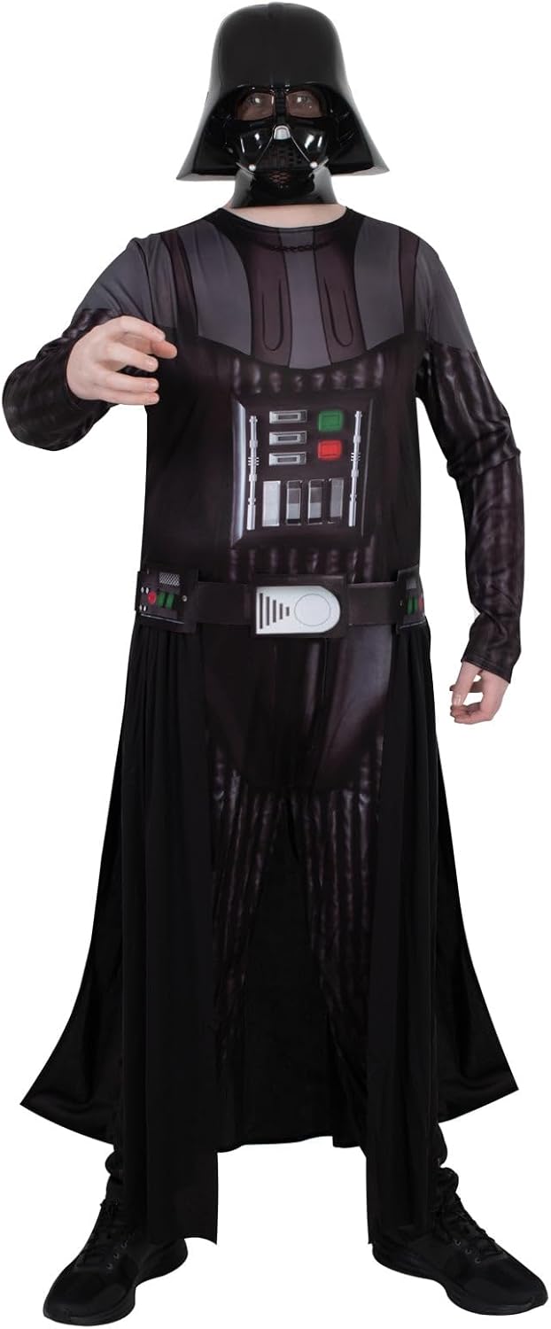 Star Wars Darth Vader Kostüm für Erwachsene, STD Mehrfarbig