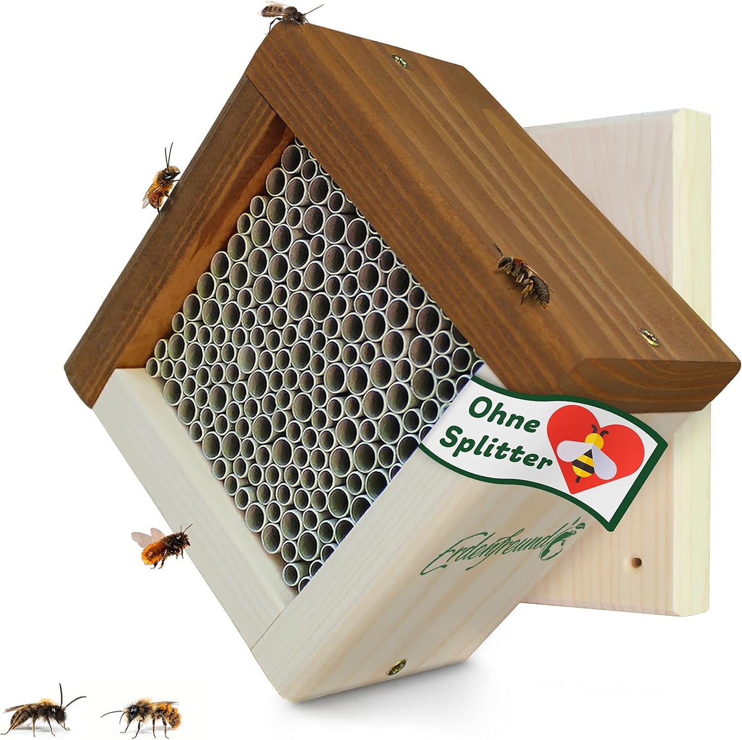 Wildbienenhotel, Sturmfeste Aufhängung
