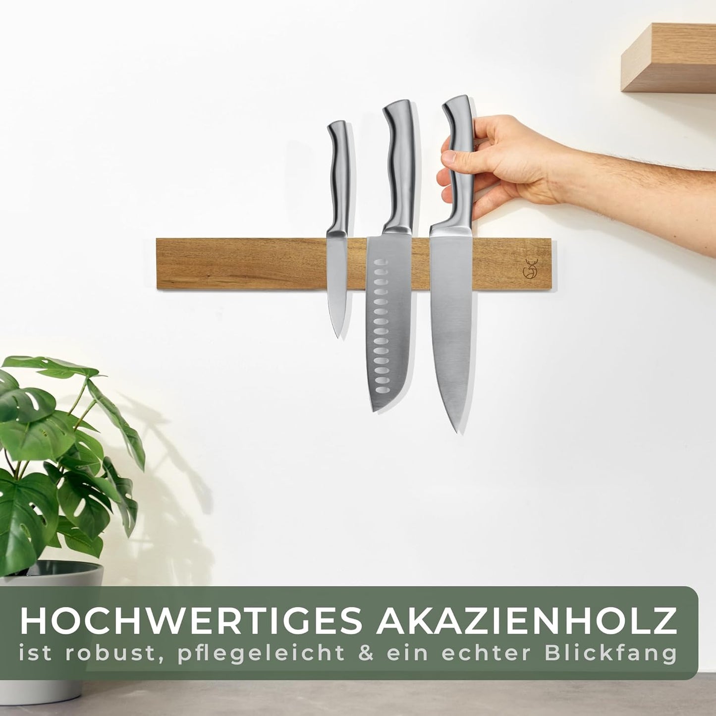 Messerleiste, Messerleiste Akazienholz