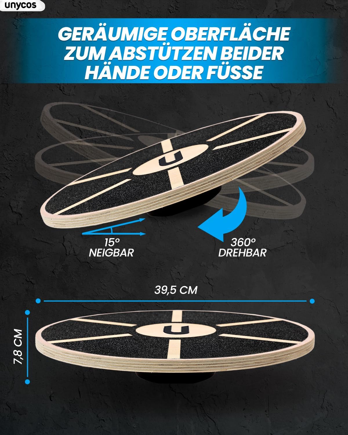 Balancebrett, #06 Holz – Rund
