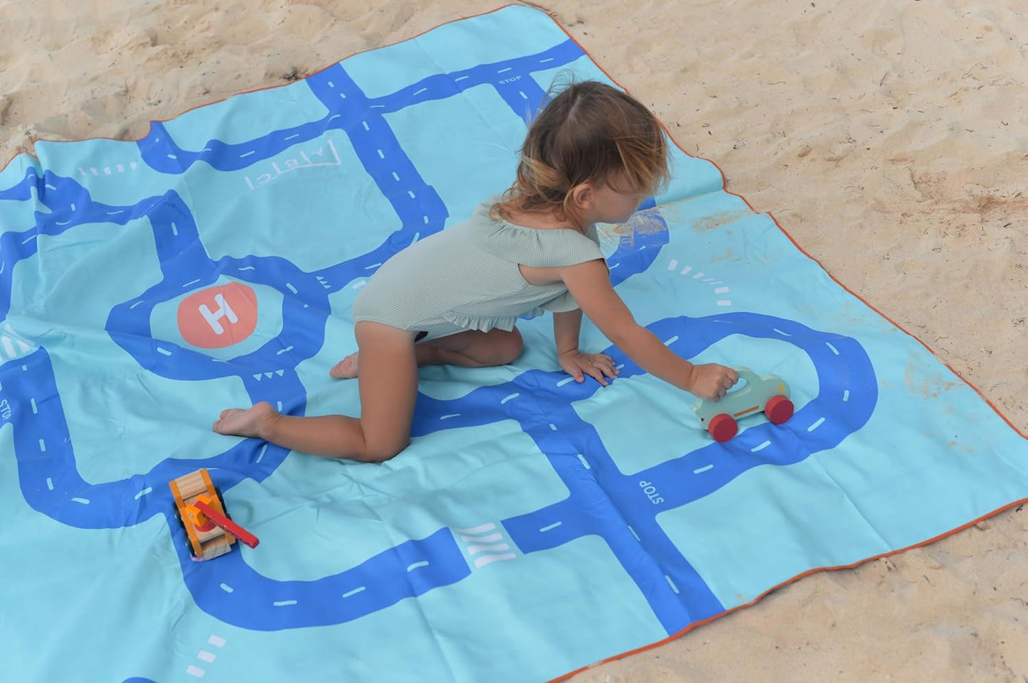 Spiel Strandtuch Strasse XL, Strasse XL - 180 x 180cm