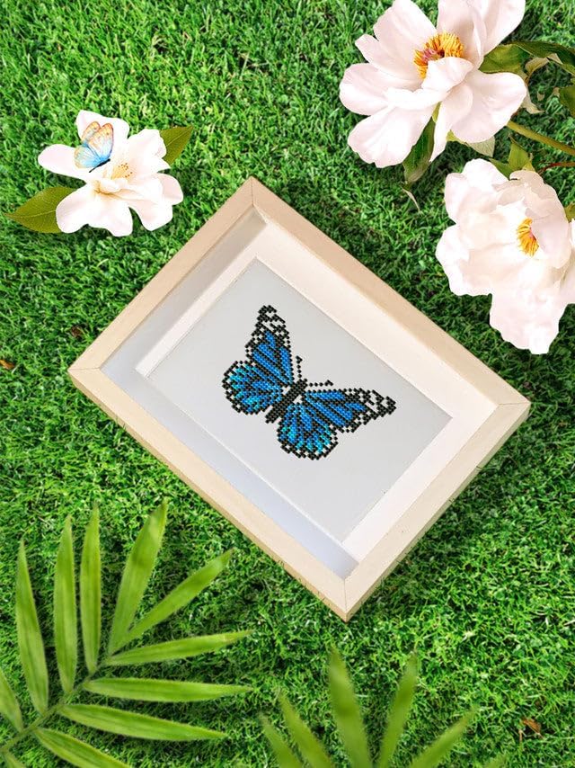 Mini Serie Diamond Painting Set mit 12 Stück, Schmetterlinge 2 PROBLEMYOUMUSTCHECK