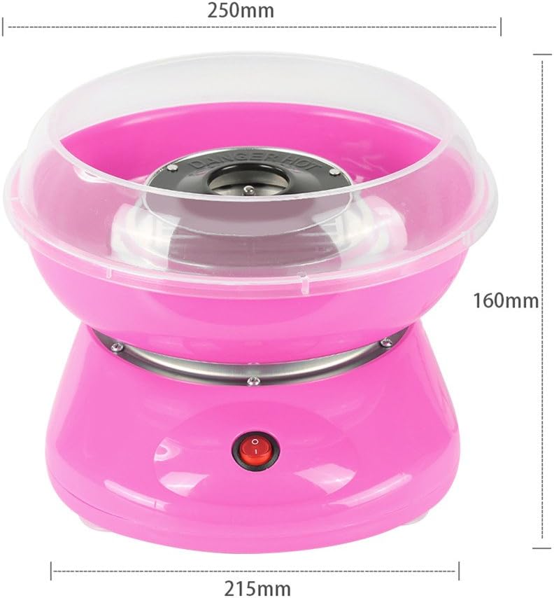 Mini Zuckerwattemaschine 220V 450W, Rosa