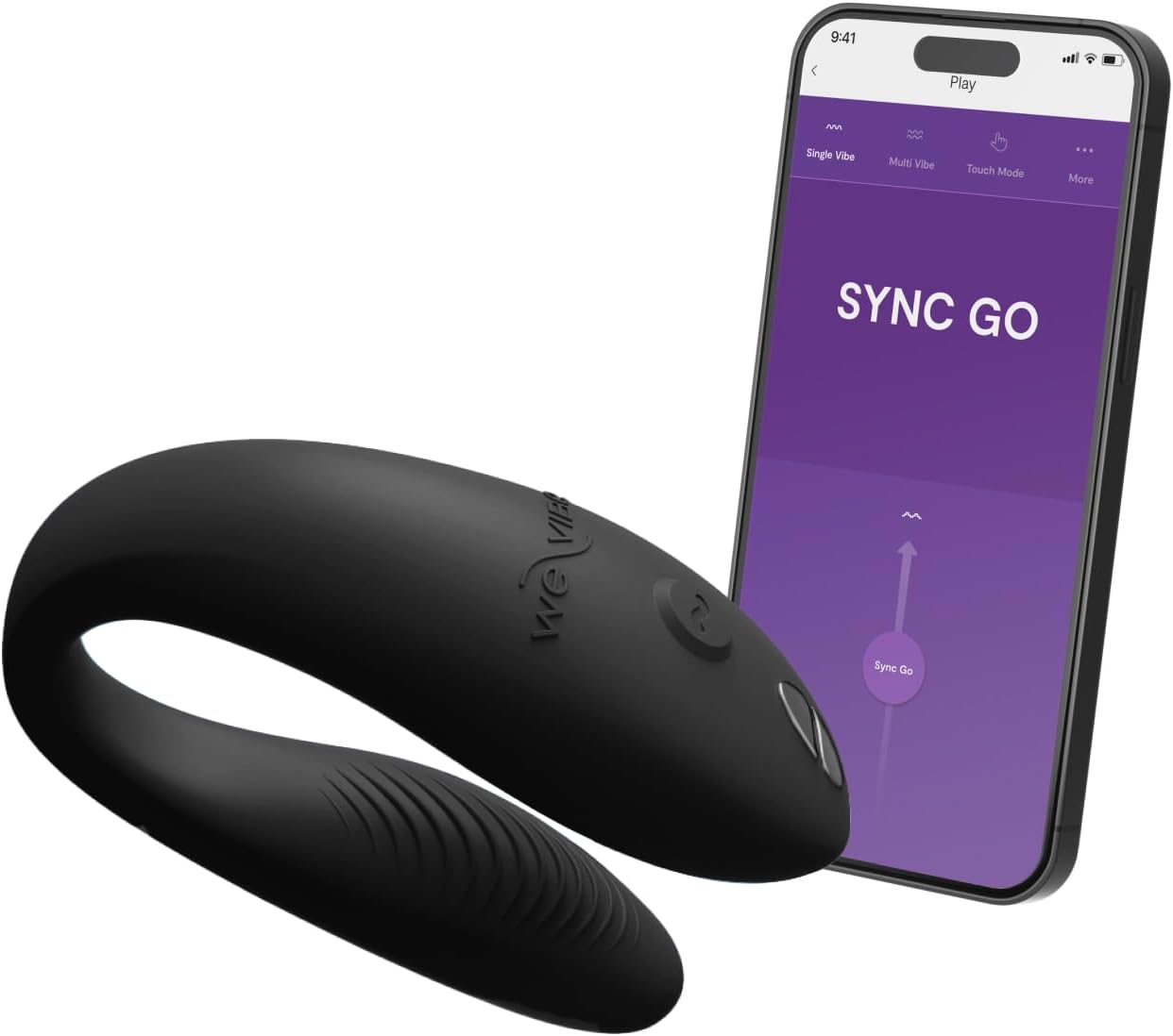 Sync Go Vibrator für Paare, Travel Edition, Black