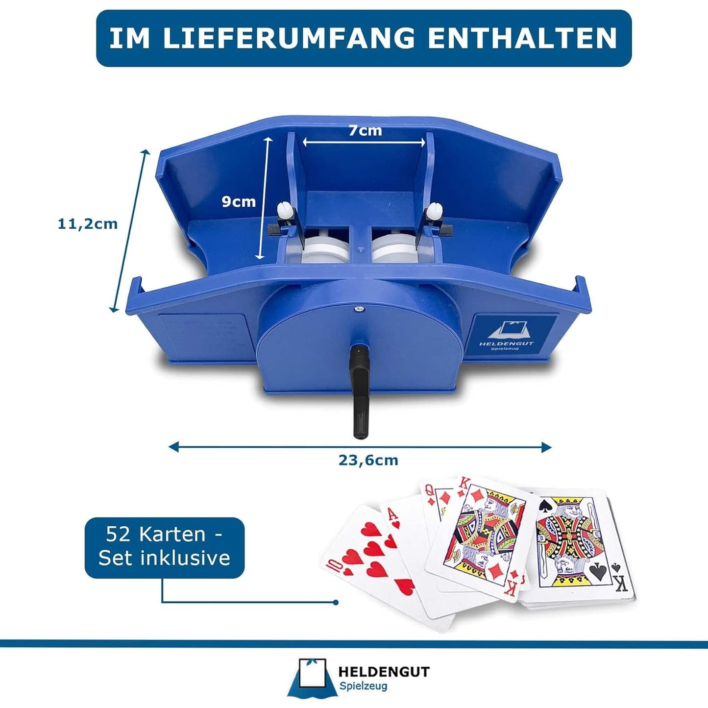 Manuelle Kartenmischmaschine