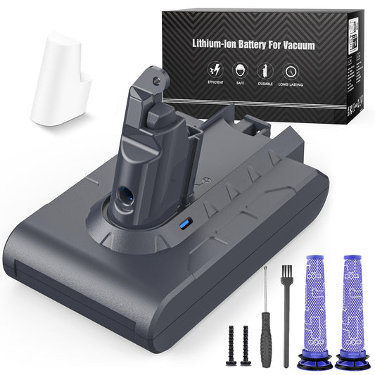 Ersatzakku für Dyson V6, DC58, DC59, DC74 und SV03 Staubsauger