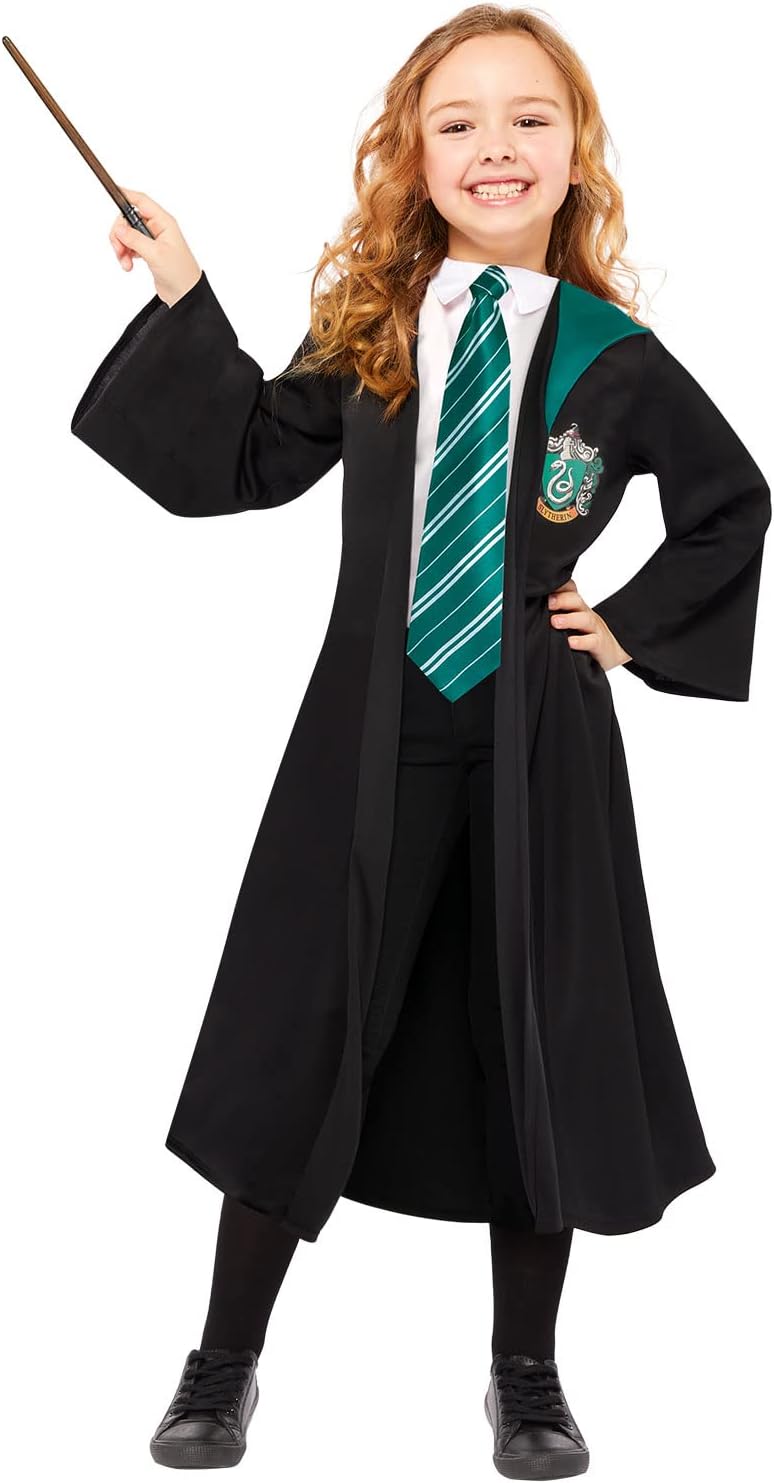 Slytherin Schuluniform für Kinder Gr. 6-8 Jahre, 128