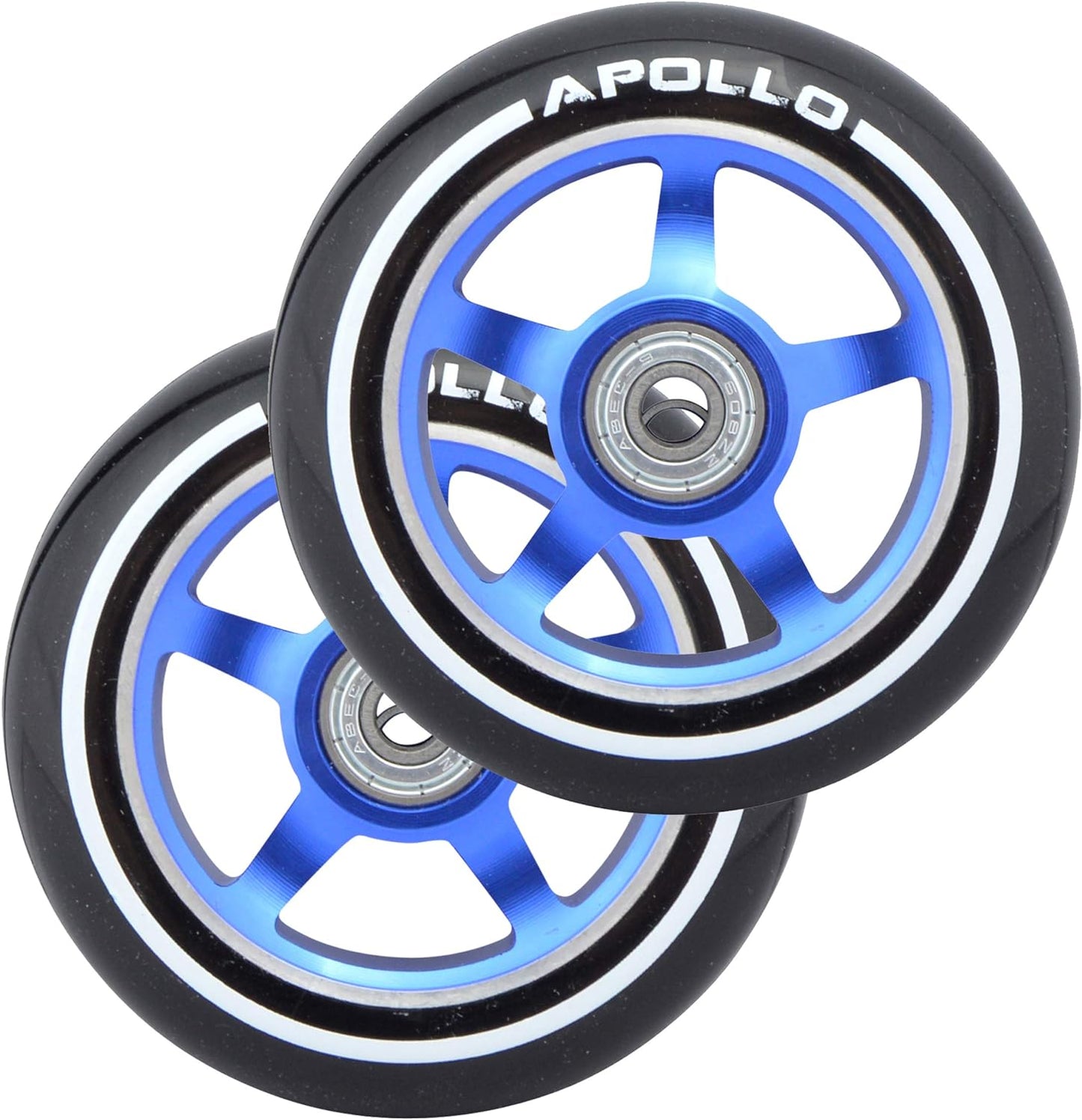 Stunt Scooter Ersatzräderset, 100mm - Blau