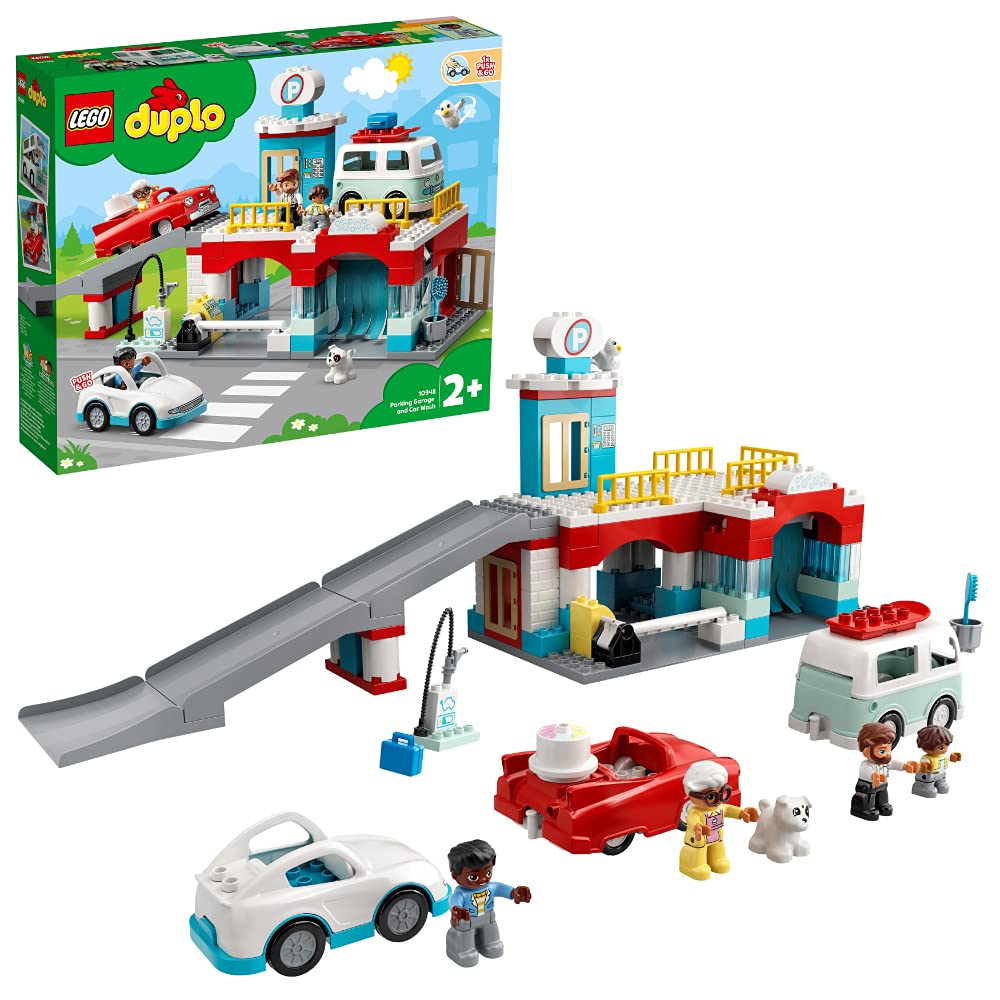 10948 DUPLO Parkhaus mit Autowaschanlage, Konstruktionsspielzeug, Single Standard Verpackung