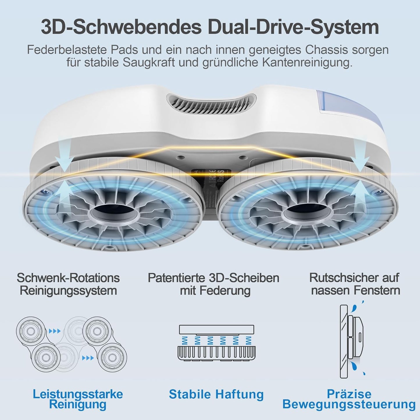 Fensterputzroboter S7 Plus mit Sprühfunktion, S7 Plus