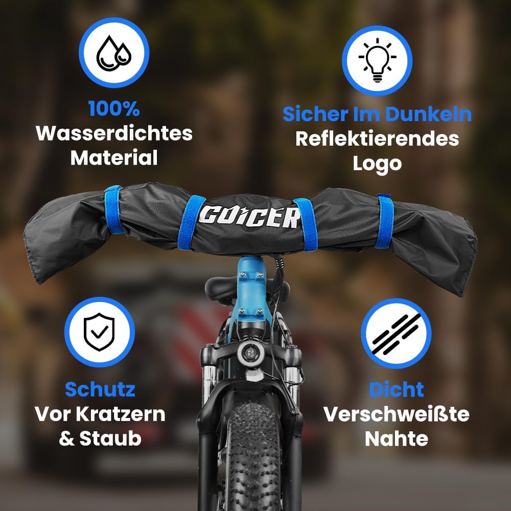 Lenkerschutzhülle Ebike Transportschutz 2er-Set, Blau, 2er-Pack