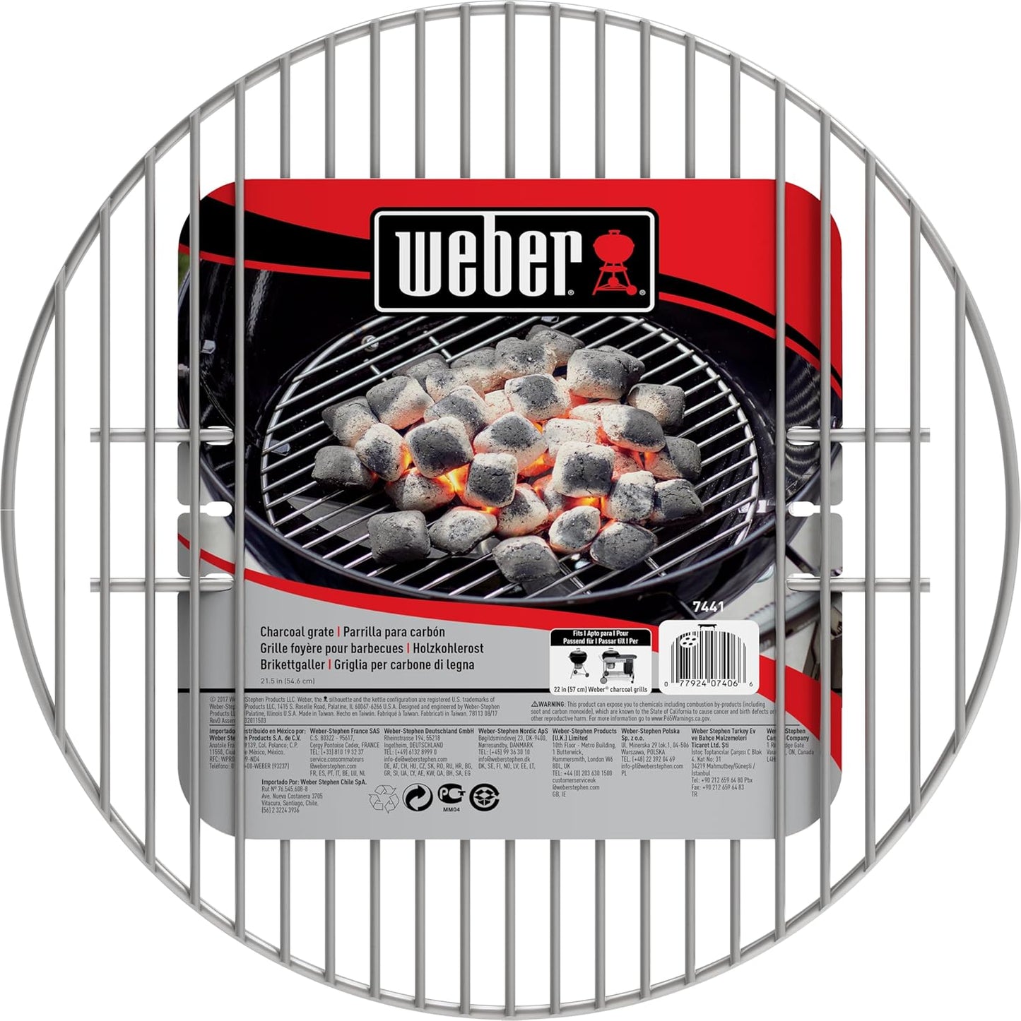 Kohlerost, für 57cm Durchmesser Grill