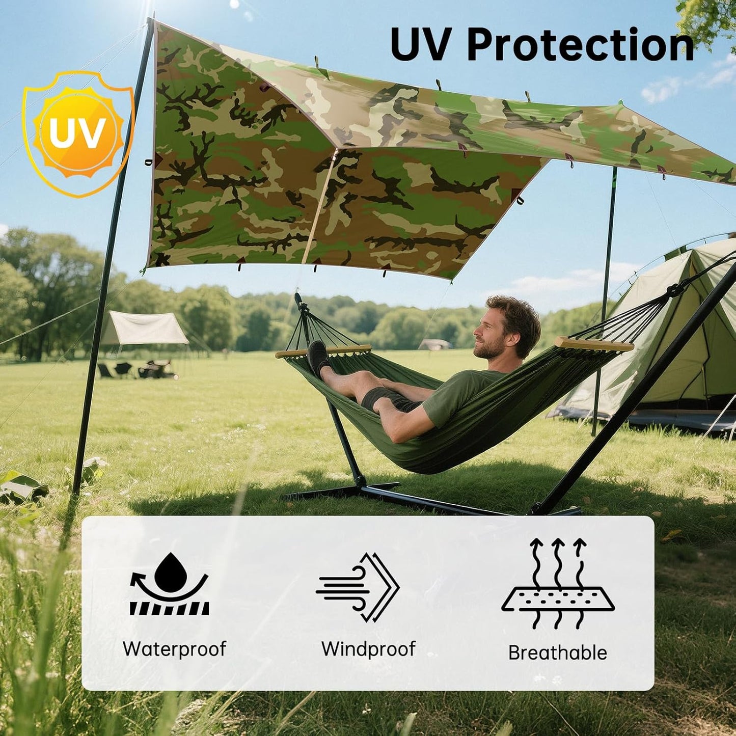 Wasserdichtes Tarp, Camo