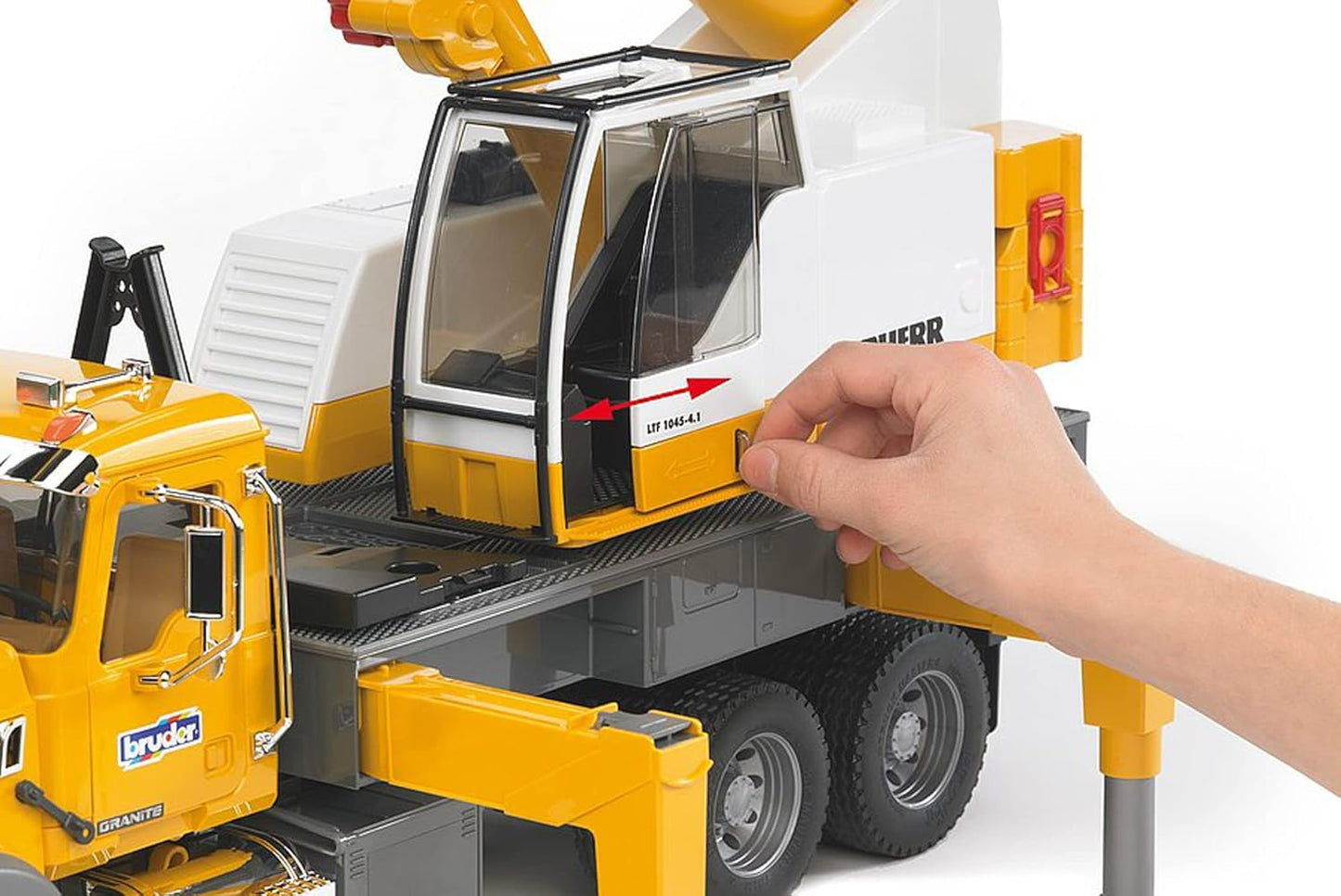 Mack Granite Liebherr Kran-LKW (02818)