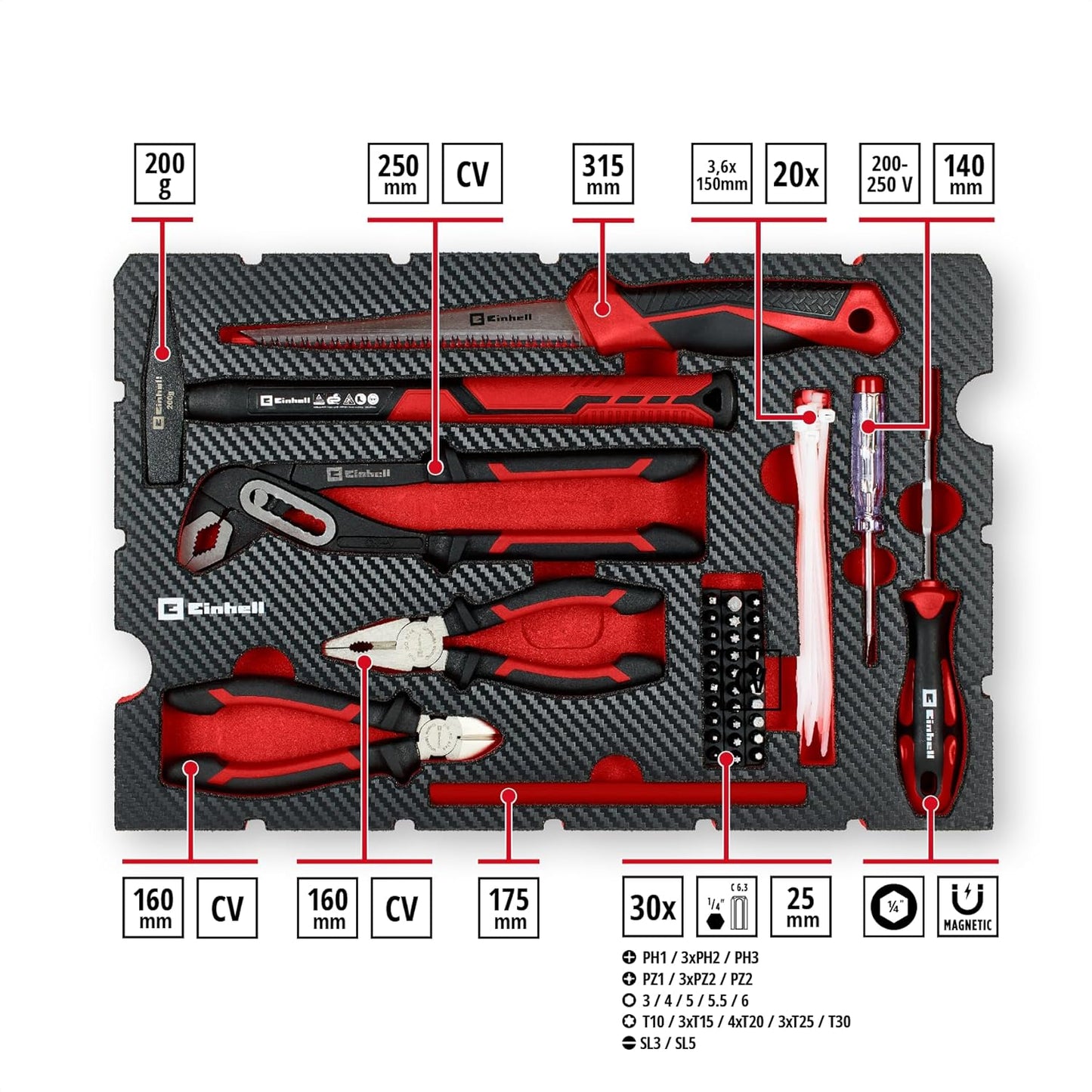 78-teiliger Werkzeugkoffer Renovierung-Set, Renovierung