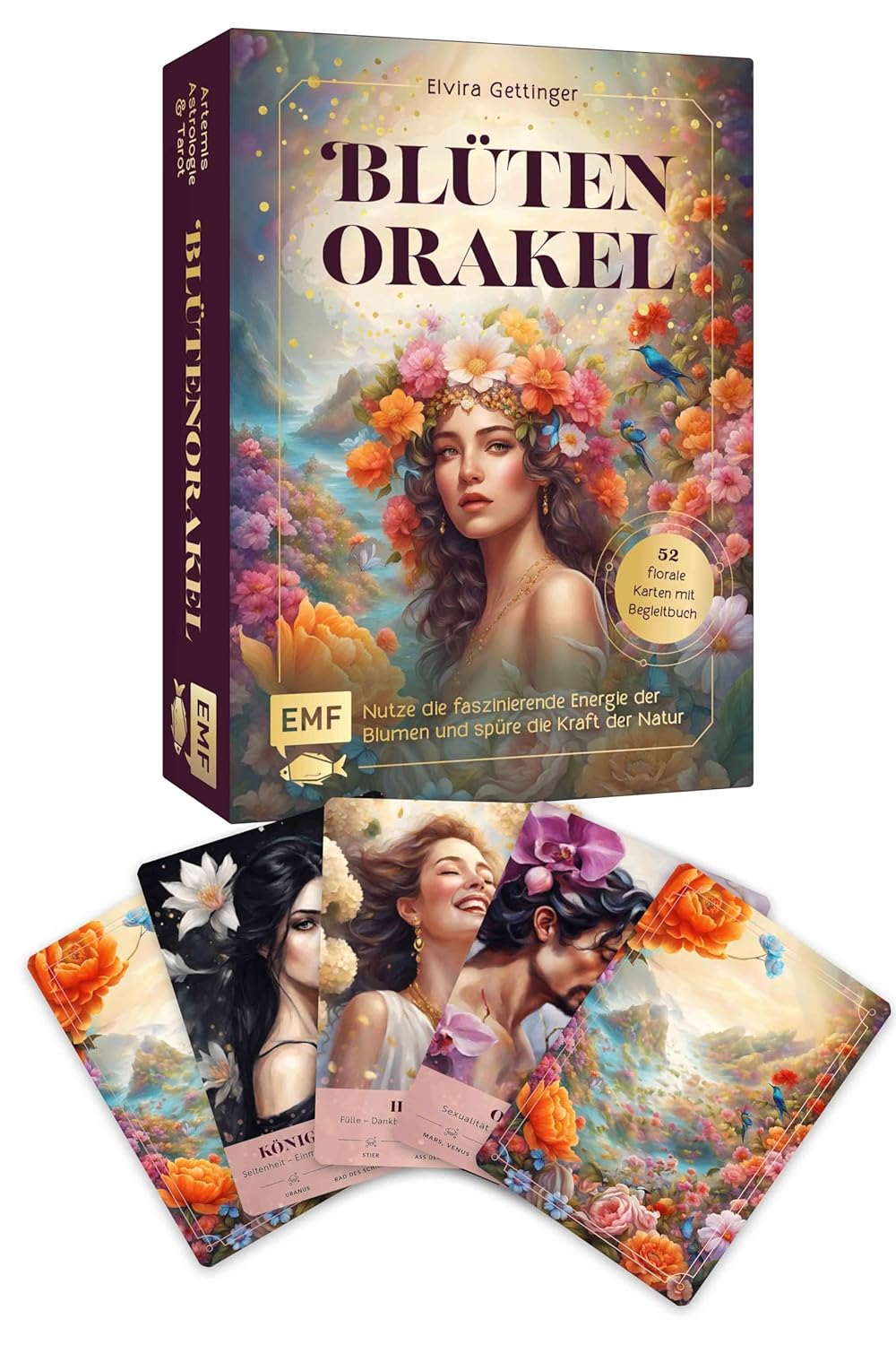 Orakel-Kartenset: Blütenorakel, Taschenbuch