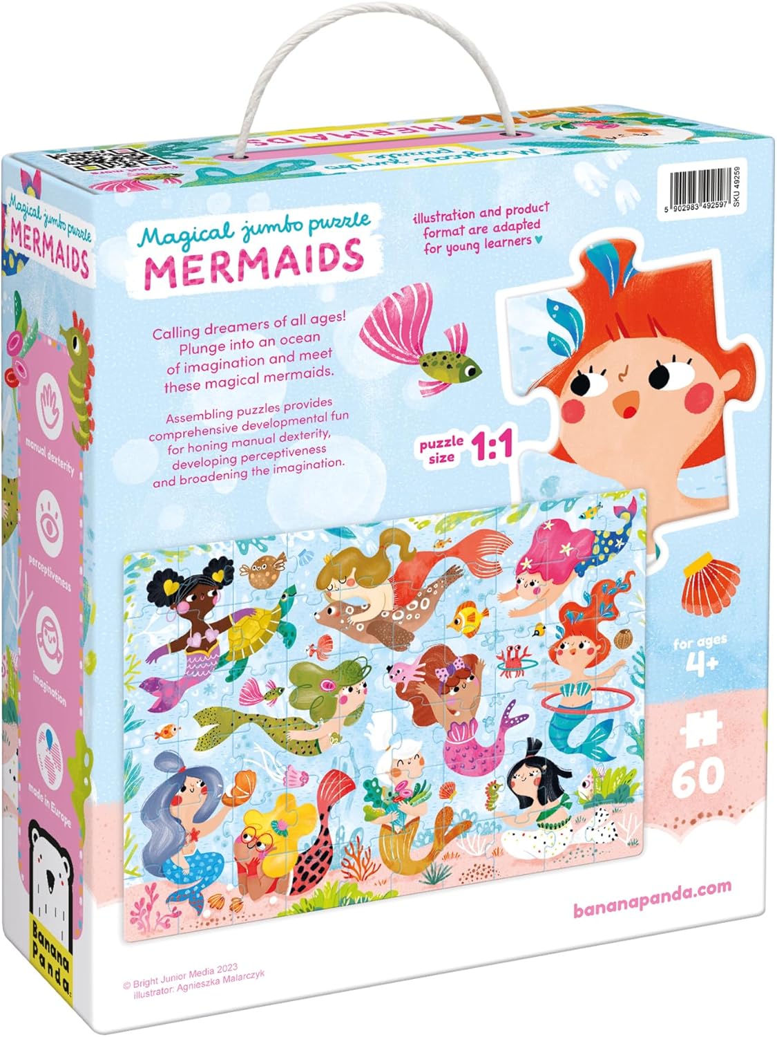 Magisches Jumbo -Puzzle Meerjungfrauen